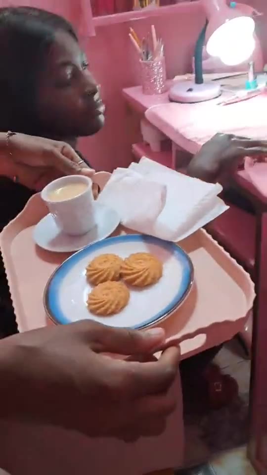 Hospitalidade — café e biscoitos